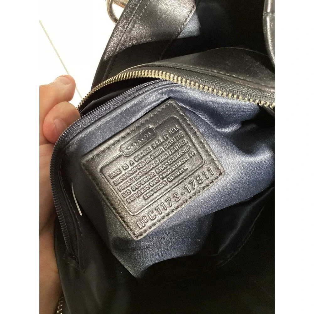 Coach Black Leather Jayden Bag Silver Hardware 17811